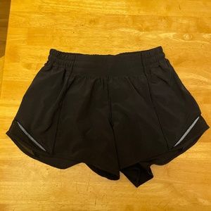 Lululemon black shorts size 8